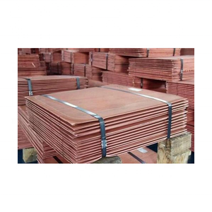 แผ่นทองแดงด้วยไฟฟ้าคุณภาพสูง99.99%/Cathodes ทองแดงที่ดีที่สุด - Product Image 1