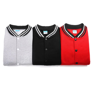 Maillot de baseball isolé en velours avec logo imprimé personnalisé sweat-shirt veste vêtements d'extérieur pour hommes et femmes ensemble de broderie uniforme d'équipe Style - Product Image 1