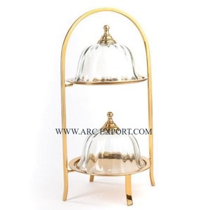 2 Tier Pure Brass Wedding and Events Decorating <b>Cake</b> <b>Server</b> Stands Hotels Table Decorating Party <b>Cake</b> Stand at Affordable Price - Product Image 5