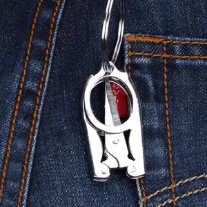 Ciseaux pliants multifonctionnels en acier inoxydable, ciseaux de poche pliants, mini-outils de coupe de fil pour la maison, outils pour les ongles - Product Image 4