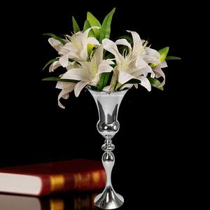 Metal Silver Polished Flower <b>Vase</b> Home & Hotels Floor Decorative Aluminium Flower <b>Vase</b> Wedding Decoration Centerpiece - Product Image 6