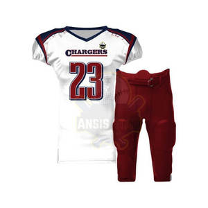 Uniforme de football américain pour hommes, prix de gros OEM, respirant, confortable, vêtements décontractés, uniforme de football américain pour hommes de haute qualité - Product Image 1