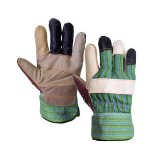 Los guantes de seguridad de trabajo de cuero dividido de piel de vaca premium más populares, resistentes al desgarro y transpirables, longitud personalizable, sin silicona - Product Image 4