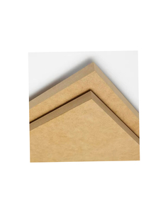 แผ่นไม้ MDF ป้องกันความชื้น ความหนา 3 มม. 6 มม. 9 มม. เคลือบผงสี ความหนาแน่นสูง ทนความชื้น ผลิตจากเมลามีนแกนเขียว ยี่ห้อ Board HMR - Product Image 3