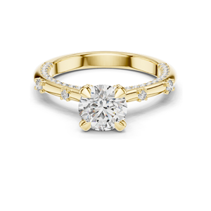 Bague en diamant de laboratoire 1,908 CT pour femmes, clarté VVS-VS EF, or 18 carats, 14 carats, 10 carats et argent 925, or rose, or jaune, or blanc - Product Image 1