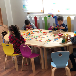 Meubles en bois de qualité supérieure fabriqués en Turquie, vente en gros de chaise moderne empilable pour enfants, salle à manger, cuisine, salon, jardin d'enfants - Product Image 4