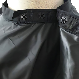 Capa de peluquero a prueba de agua, Impresión de logotipo personalizado, correa ajustable ligera, de poliéster 100% Material, suministro OEM - Product Image 5