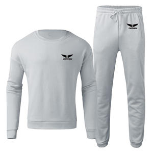 ชุดวอร์มสองชิ้นของผู้ชายชุดวอร์มใส่วิ่งโอเวอร์ไซส์พร้อมโลโก้ออกแบบได้ตามต้องการ - Product Image 2