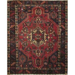 Tapis en laine vintage à motif de jardin, artisanal, traditionnel, décoration de luxe pour la maison - Product Image 1