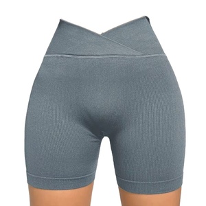 <b>Women's</b> High Waist Breathable Seamed Sports <b>Leggings</b> Gym Yoga Shorts with Tummy Control Fitness Clothing - Product Image 1