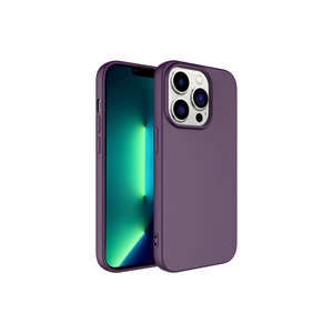 Funda de Silicona Premium Antihuellas SNEL Mara Launch Edition Koyu Mor, Protección de Cámara de Silicona Suave para iPhone 14 Pro Max - Product Image 1