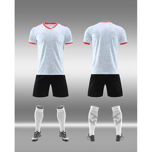 Alta calidad barato logotipo personalizado hecho hombres ropa de fútbol camisa de entrenamiento chándal uniforme de fútbol Jersey uniforme - Product Image 4