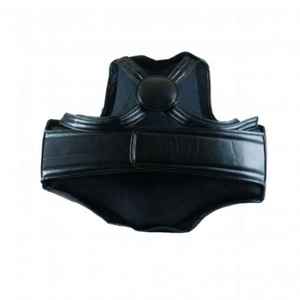 Protège-poitrine Taekwondo karaté en cuir PU protecteur de poitrine ouvert entraînement compétition équipement de protection noir protège-poitrine unisexe - Product Image 4