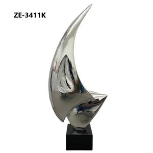 Sculpture de seigneur d'éléphant en métal fait à la main décoration spirituelle pour la maison centre de table de bureau sculpture polie moderne grand whoeslaler - Product Image 1