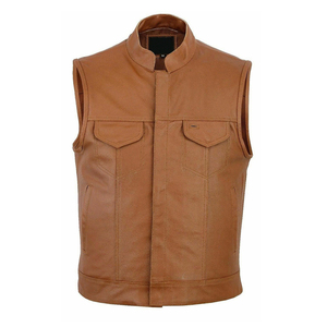 Chaleco de cuero de alta calidad de estilo callejero al por mayor para mujer, chaleco Reversible ligero con cuello en V, Chaleco de moda para mujer - Product Image 4