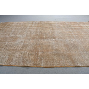4,7x8,3 ft Rug, Area Turkish Rug, <b>Brown</b> Ombr Rug - Product Image 3