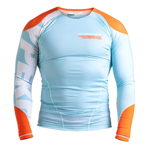 Compression Rash Guards pour hommes Bright Way International's Swimwear for Outdoor Sports & Wrestling Made Pakistan Stretch Feature - Product Image 1