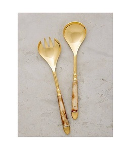 Ensemble de couverts en métal couleur or de la plus haute qualité pour la vaisselle de mariage d'hôtel ensemble de couverts décoratifs - Product Image 1