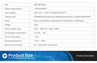 Excellent routeur modem ONU GPON/EPON BT-G711AX WiFi6 2.5G 4GE 4 ports 5.8G double bande VoIP
