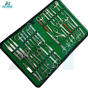 Kit de Instrumentos Quirúrgicos Veterinarios Manuales ALMAC de 40 Piezas, Tijeras, Pinzas, Portaagujas, Reutilizables para Estudiantes y Profesionales - Product Image 3