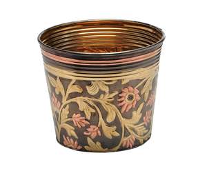 Artículos para el hogar de lujo Macetas de flores de metal personalizadas con soporte Fabricante mayorista Exportador para decoración de jardín - Product Image 1