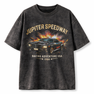 Camiseta Extra Grande Vintage con Lavado Ácido para Hombre, 100% Poliéster o Algodón, Camiseta Gráfica Urbana, Logotipo Personalizado Disponible, Unisex, OEM, ODM - Product Image 4