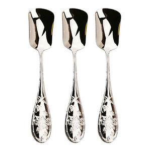 Vendedor superior hecho en India venta al por mayor Arco Iris colorido reutilizable creativo cuchara conjunto Metal Acero inoxidable mango largo para restaurante - Product Image 3