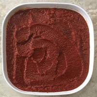 Pâte de tomate double concentrée mélangée en conserve 400g 22-24% 100% italienne, préservée au sel - Certifiée ISO HACCP KOSHER HALAL, facile à utiliser