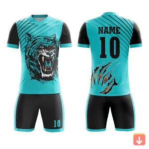 Uniformes de Fútbol Personalizados al por Mayor, Camisetas de Fútbol Unisex de Francia, Impresas, 100% Poliéster, Secado Rápido, Transpirables, para Adultos, OEM - Product Image 4