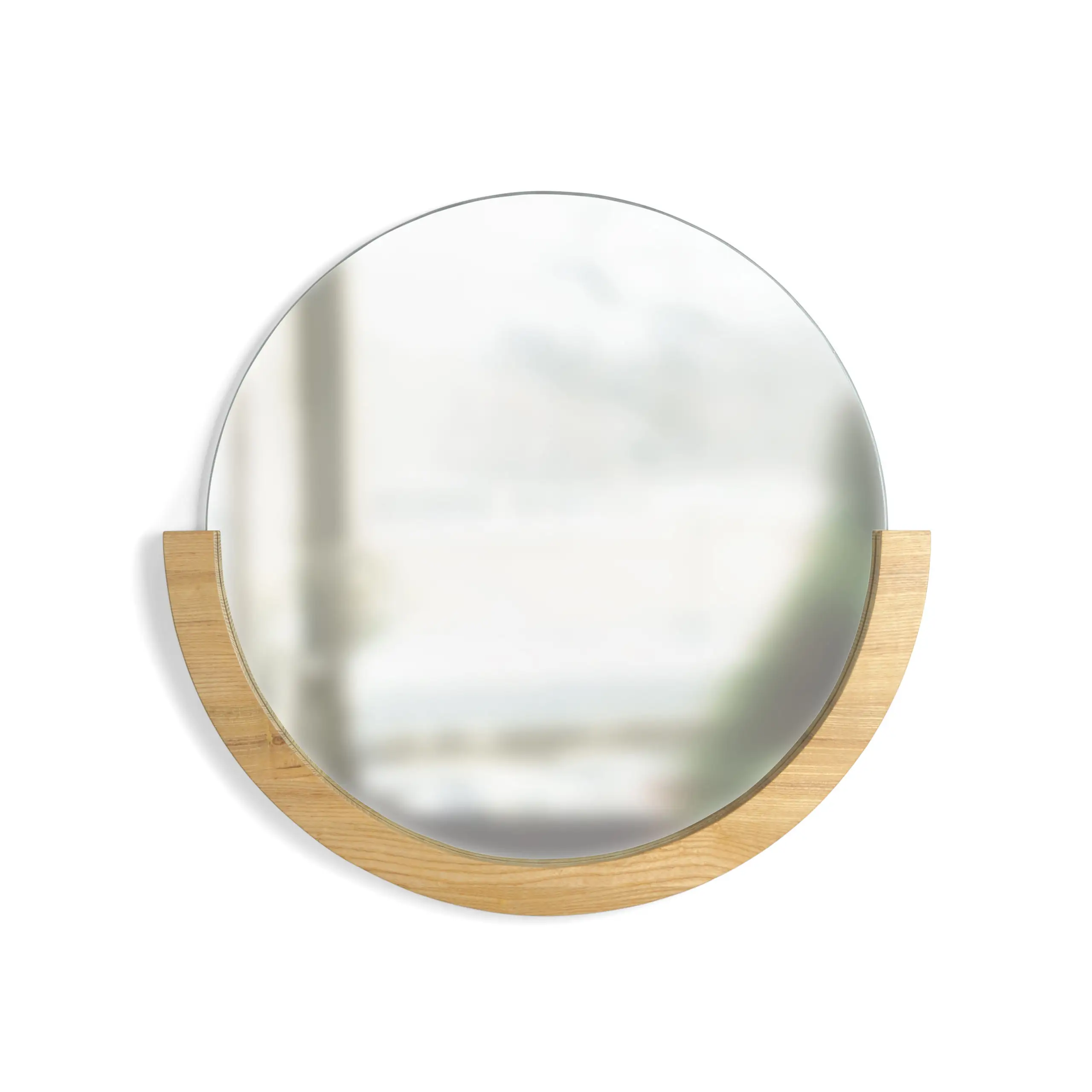 미완성 망고 나무 벽 거울 도매 사용자 정의 손으로 완성 된 벽걸이 나무 프레임 거울 독점 디자인