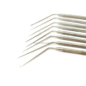 Ensemble d'instruments de stapédectomie ORL Instruments chirurgicaux de 9 pièces pour la chirurgie de l'oreille moyenne, acier inoxydable, certifié CE/ISO - Product Image 2