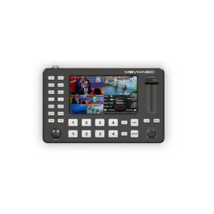 Multi Camera 4k Input Video Switcher with PTZ Camera Control Broadcast Switcher Live Production Mixer