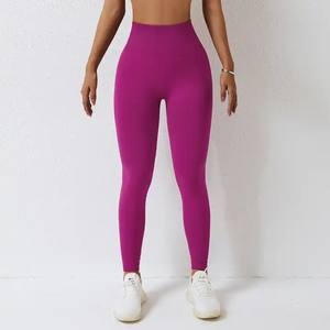 Conjunto de Yoga de Venta caliente Leggings de Yoga brillantes Leggings deportivos de cintura alta con tinte de corbata para mujer Yoga - Product Image 6