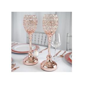 Bougie votive en métal doré et cristaux en forme de lune pure faite à la main à des taux très élevés - Product Image 4