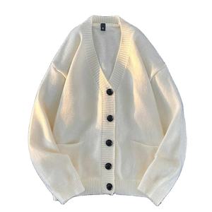 OEM pull Letterman personnalisé en laine pour hommes femmes doux automne col rond avant Logo Style décontracté avec modèle de lettre motif - Product Image 4