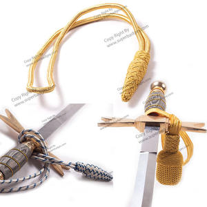 Noeud de sabre de couleur unie pour officiers de cérémonie Uniforme de fournisseur personnalisé avec caractéristiques d'équipement de défense personnelle - Product Image 2