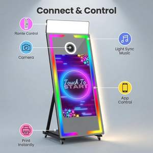 Cabina de Fotos con Espejo Mágico de 65'' y 43'' con Pantalla Táctil Interactiva, Cámara SLR, Compatibilidad con iPad e Impresora - Product Image 3