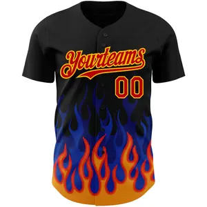 Nouveau maillot de baseball à sublimation personnalisée avec impression de logo personnalisé Camo Design vêtements de sport unisexe Compression pour athlètes - Product Image 4