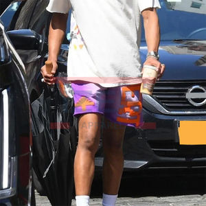 Pantalones cortos de entrenamiento de verano de alta calidad Nuevas llegadas Pantalones cortos de rizo francés de color sólido personalizados para hombres Pantalones cortos de algodón - Product Image 2