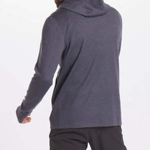 Sudaderas con capucha de color sólido de alta calidad para hombre, ropa deportiva para exteriores a la venta, sudaderas con capucha con logotipo bordado para hombre - Product Image 4