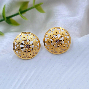 Alta calidad AD Tops aleación blanco 0,7425 gramos par ligero uso diario joyería de moda al por mayor proveedor en línea - Product Image 1