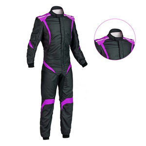 Approvisionnement direct d'usine 100% costumes de course de Kart personnalisables de haute qualité pantalon haut avec motif uni vente chaude - Product Image 6