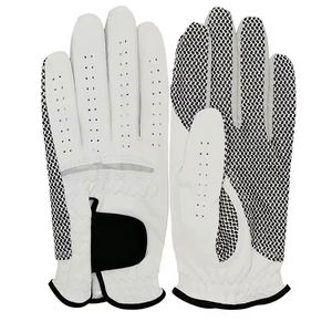 Guantes de Golf Ligeros de Cuero Genuino para Hombre con Muñequera Ajustable de Piel de Oveja - Product Image 1