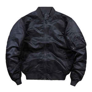 แจ็กเก็ตเบสบอลของผู้ชายเสื้อแจ็คเก็ตหนังมีตัวอักษรสั่งทำได้ - Product Image 4