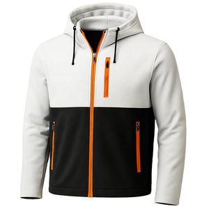 Customized New Design Waterproof Softshell Windproof Quick Dry Reversible Winter Front Fleece <b>Jacket</b> for Unisex Hiking Travel - Product Image 2