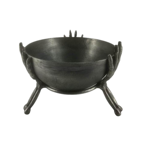 Cuenco redondo de aluminio decorativo para Halloween con soporte de color latón hecho a mano para decoración de mesa hecho a mano - Product Image 5