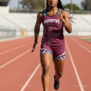 Uniforme de Atletismo Personalizado en Color y Número, 100% Poliéster, Ligero y Transpirable, Hecho en Pakistán, Precio de Fábrica - Product Image 4