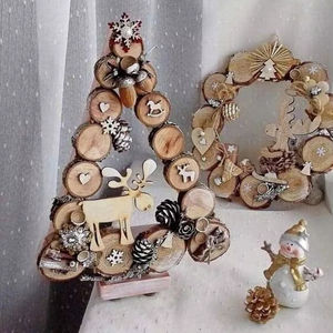 Wholesale Mini <b>Wooden</b> <b>Christmas</b> <b>Tree</b> for Home and Office Decoration - Product Image 1