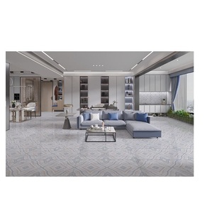 Dzire กระเบื้องปูพื้นพอร์ซเลนสีเทาคุณภาพพรีเมี่ยมสำหรับห้องน้ำและห้องนั่งเล่น - Product Image 1