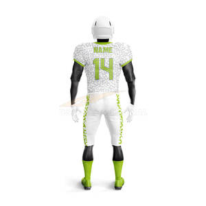 Equipo personalizado poliéster hecho fútbol americano sublimación Camisas Pantalones fútbol americano Jersey fútbol uniforme al por mayor - Product Image 3